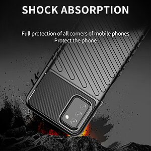 Θήκη Samsung Galaxy A03s OEM Thunder Series Πλάτη από ενισχυμένο TPU πράσινο - Image 3