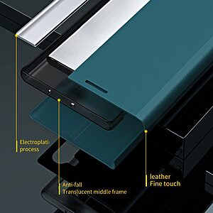 Θήκη Xiaomi 11T / 11T Pro New Design Leather Stand Cover από συνθετικό δέρμα λευκό - Image 4