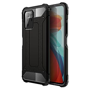 Θήκη Xiaomi Poco X3 GT OEM Armor Guard Hybrid Πλάτη από σκληρό πλαστικό και TPU μαύρο