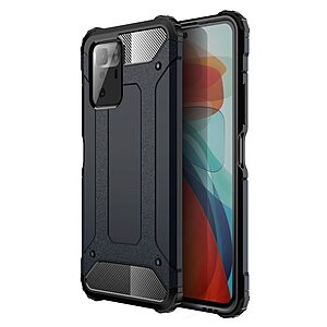 Θήκη Xiaomi Poco X3 GT OEM Armor Guard Hybrid Πλάτη από σκληρό πλαστικό και TPU μπλε