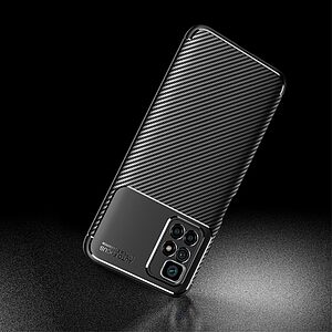 Θήκη Xiaomi Redmi 10 / Redmi 10 (2022) OEM Beetle Series Carbon Fiber Πλάτη TPU μαύρο - Image 5