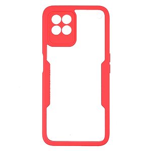 Θήκη Realme 8i OEM Full Cover Case 360° με Screen Protector και TPU Frame κόκκινο - Image 3