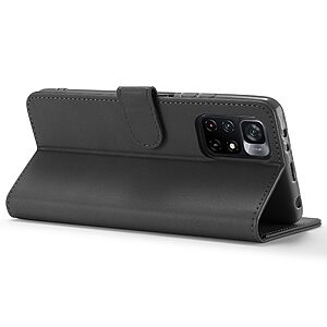 Θήκη Xiaomi Poco M4 Pro 5G LC.IMEEKE Leather Series με βάση στήριξης, υποδοχές καρτών και μαγνητικό κούμπωμα Flip Wallet από συνθετικό δέρμα και TPU μαύρο - Image 5