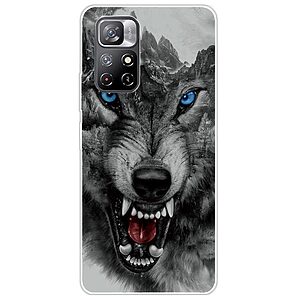 Θήκη Xiaomi Poco M4 Pro 5G / Redmi Note 11 OEM σχέδιο Fierce Wolf Πλάτη TPU