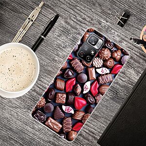 Θήκη Xiaomi Poco M4 Pro 5G OEM σχέδιο Chocolate Candies Πλάτη TPU - Image 4