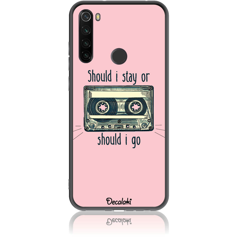 Θήκη για Xiaomi Redmi Note 8T Should i Stay or Should i Go