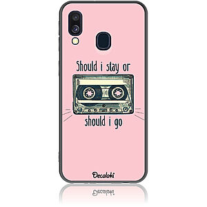 Θήκη για Samsung Galaxy A40 Should i Stay or Should i Go