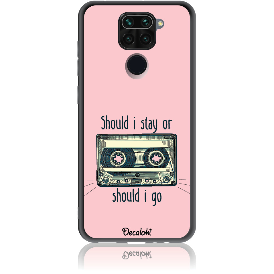 Θήκη για Xiaomi Redmi Note 9 Should i Stay or Should i Go