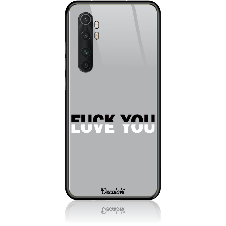 Θήκη για Xiaomi Mi Note 10 Lite Fuck You or Love You