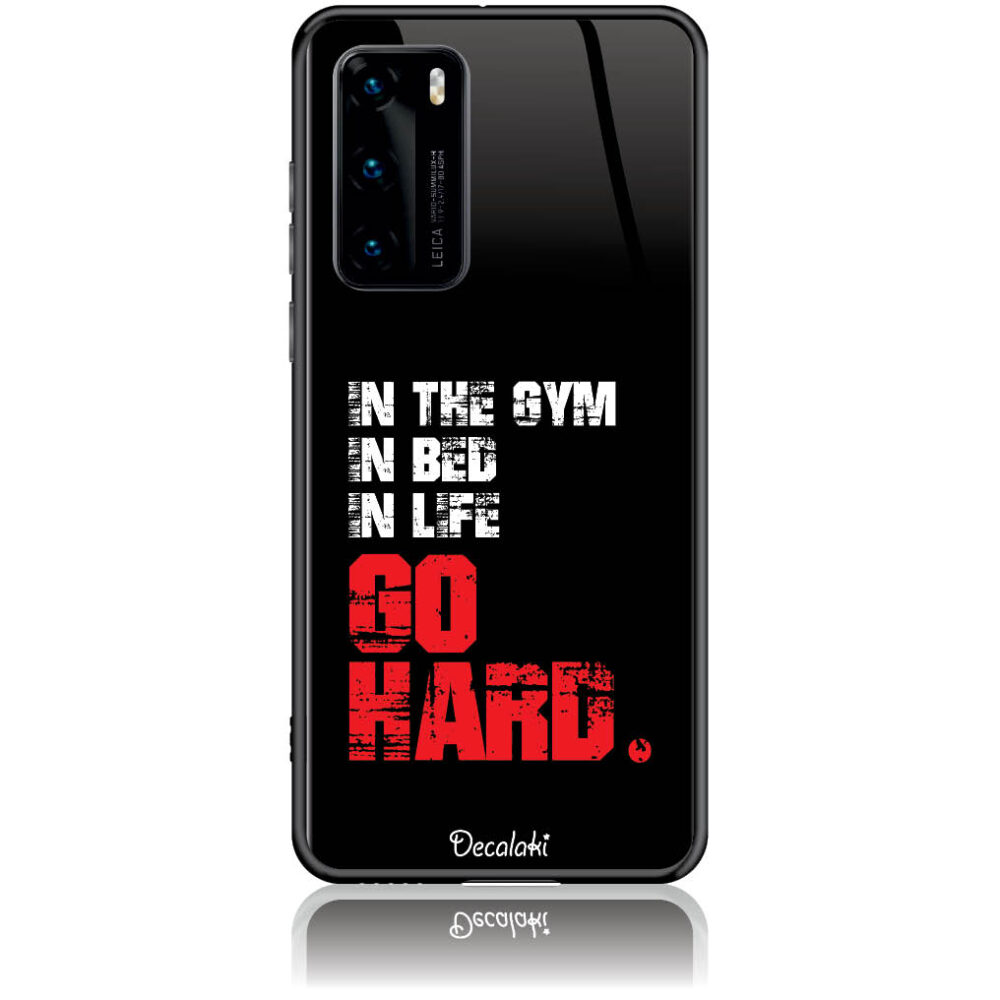 T50133HP40 Θήκη για Huawei P40 Go Hard Gym Addicted - Image 1