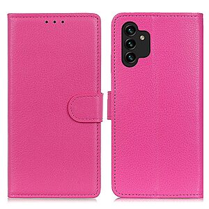Θήκη Samsung Galaxy A13 OEM Litchi Skin  Leather με βάση στήριξης