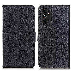 Θήκη Samsung Galaxy A13 OEM Litchi Skin  Leather με βάση στήριξης