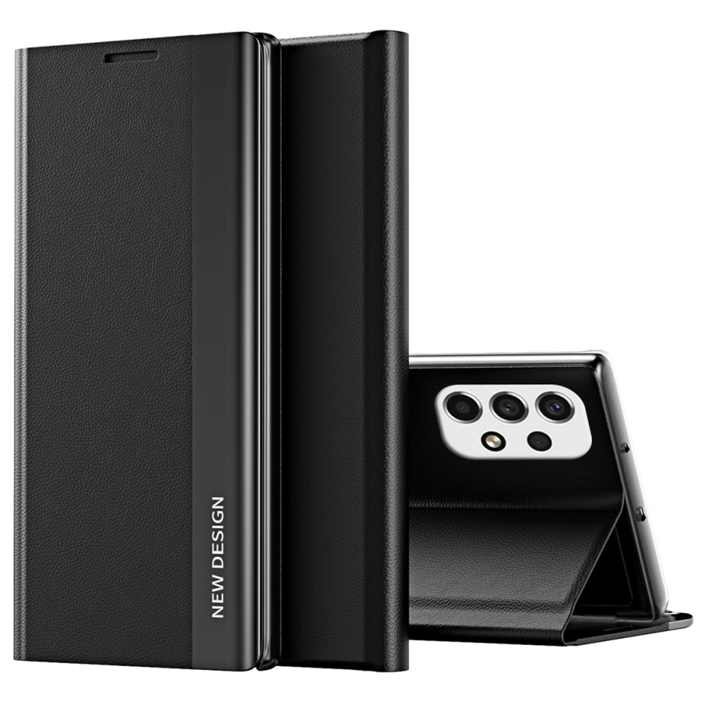 Θήκη Samsung Galaxy A33 5G OEM Invisible Magnet Leather Stand Cover με μαγνητικό κούμπωμα από συνθετικό δέρμα μαύρο Θήκη Samsung Galaxy A33 5G OEM Invisible Magnet Leather Stand Cover με μαγνητικό κούμπωμα από συνθετικό δέρμα μαύρο