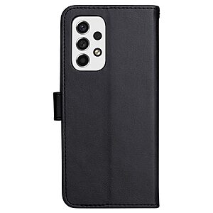 Θήκη Samsung Galaxy A53 5G OEM Leather Wallet Case Series 2 με βάση στήριξης, υποδοχές καρτών και μαγνητικό κούμπωμα Flip Wallet από συνθετικό δέρμα μαύρο - Image 3