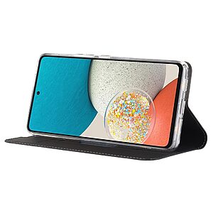 Θήκη Samsung Galaxy A53 5G Mad Mask Skin Pro Series με βάση στήριξης, υποδοχή καρτών και μαγνητικό κούμπωμα Flip Wallet από συνθετικό δέρμα και TPU μαύρο - Image 5