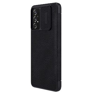 Θήκη Samsung Galaxy A73 5G NiLLkin Qin Series με προστασία κάμερας Flip Wallet από σκληρό πλαστικό και συνθετικό δέρμα μαύρο - Image 4