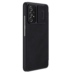 Θήκη Samsung Galaxy A73 5G NiLLkin Qin Series με προστασία κάμερας Flip Wallet από σκληρό πλαστικό και συνθετικό δέρμα μαύρο - Image 5