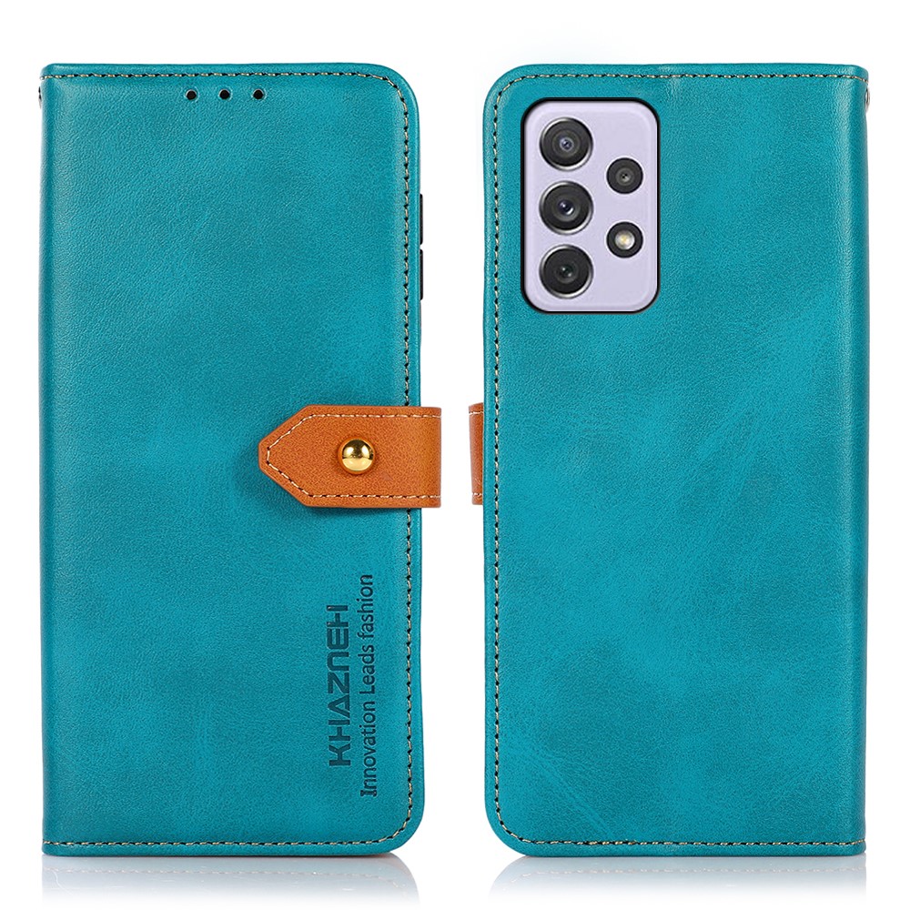 Θήκη Samsung Galaxy A73 5G KHAZNEH Leather Wallet Golden Clasp με βάση στήριξης