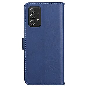 Θήκη Samsung Galaxy A73 5G OEM Leather Wallet Case Series 2 με βάση στήριξης, υποδοχές καρτών και μαγνητικό κούμπωμα Flip Wallet από συνθετικό δέρμα μπλε - Image 3