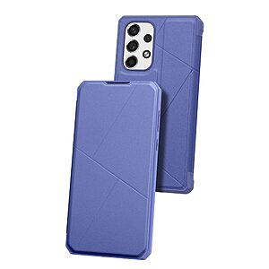Θήκη Samsung Galaxy A73 5G Dux Ducis Skin X Series Folio με βάση στήριξης, υποδοχή καρτών και μαγνητικό κούμπωμα Flip Wallet από συνθετικό δέρμα και εσωτερικό TPU μπλε - Image 3