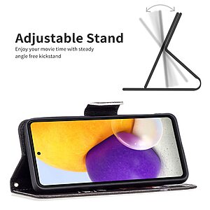 Θήκη Samsung Galaxy A73 5G OEM Angry bear with chainsaw με βάση στήριξης, υποδοχές καρτών και μαγνητικό κούμπωμα Flip Wallet από συνθετικό δέρμα και TPU - Image 4