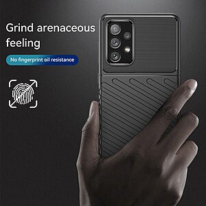 Θήκη Samsung Galaxy A73 5G OEM Thunder Series Πλάτη από ενισχυμένο TPU μαύρο - Image 4