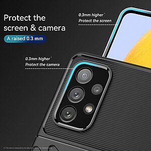 Θήκη Samsung Galaxy A73 5G OEM Thunder Series Πλάτη από ενισχυμένο TPU μαύρο - Image 5