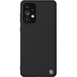 Θήκη Samsung Galaxy A73 5G NiLLkin Textured Hard Case Series Πλάτη από ενισχυμένο πλαστικό και TPU μαύρο - Image 2