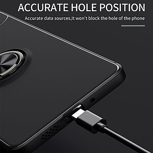 Θήκη Samsung Galaxy A73 5G OEM Magnetic Ring Kickstand / Μαγνητικό δαχτυλίδι / Βάση στήριξης TPU μπλε - Image 3