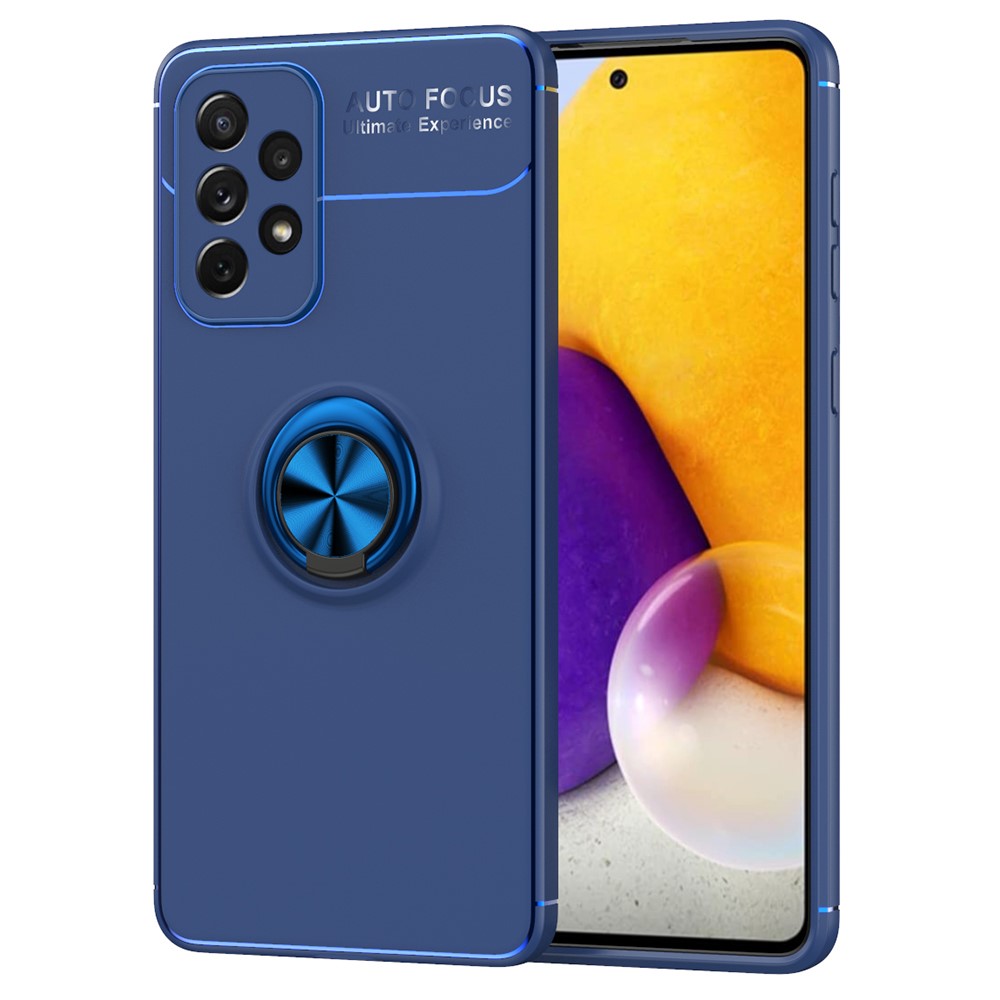 Θήκη Samsung Galaxy A73 5G OEM Magnetic Ring Kickstand / Μαγνητικό δαχτυλίδι / Βάση στήριξης TPU μπλε