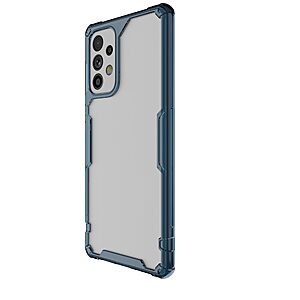 Θήκη Samsung Galaxy A73 5G NiLLkin Nature Pro Series Silicone Sockproof Transparent Πλάτη TPU μπλε / διάφανη - Image 4