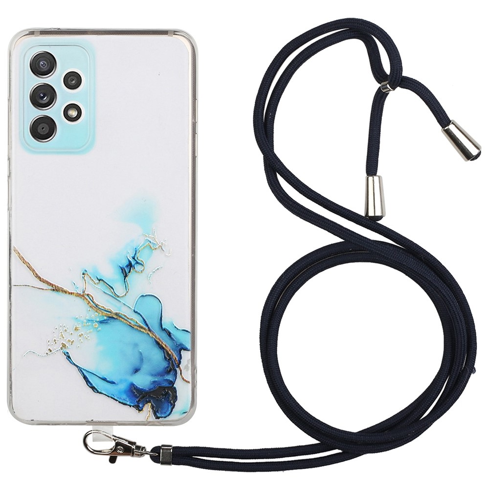 Θήκη Samsung Galaxy A73 5G OEM πλάτη κορδόνι με σχέδιο Blue Sky από αντικραδασμικό TPU μπλε