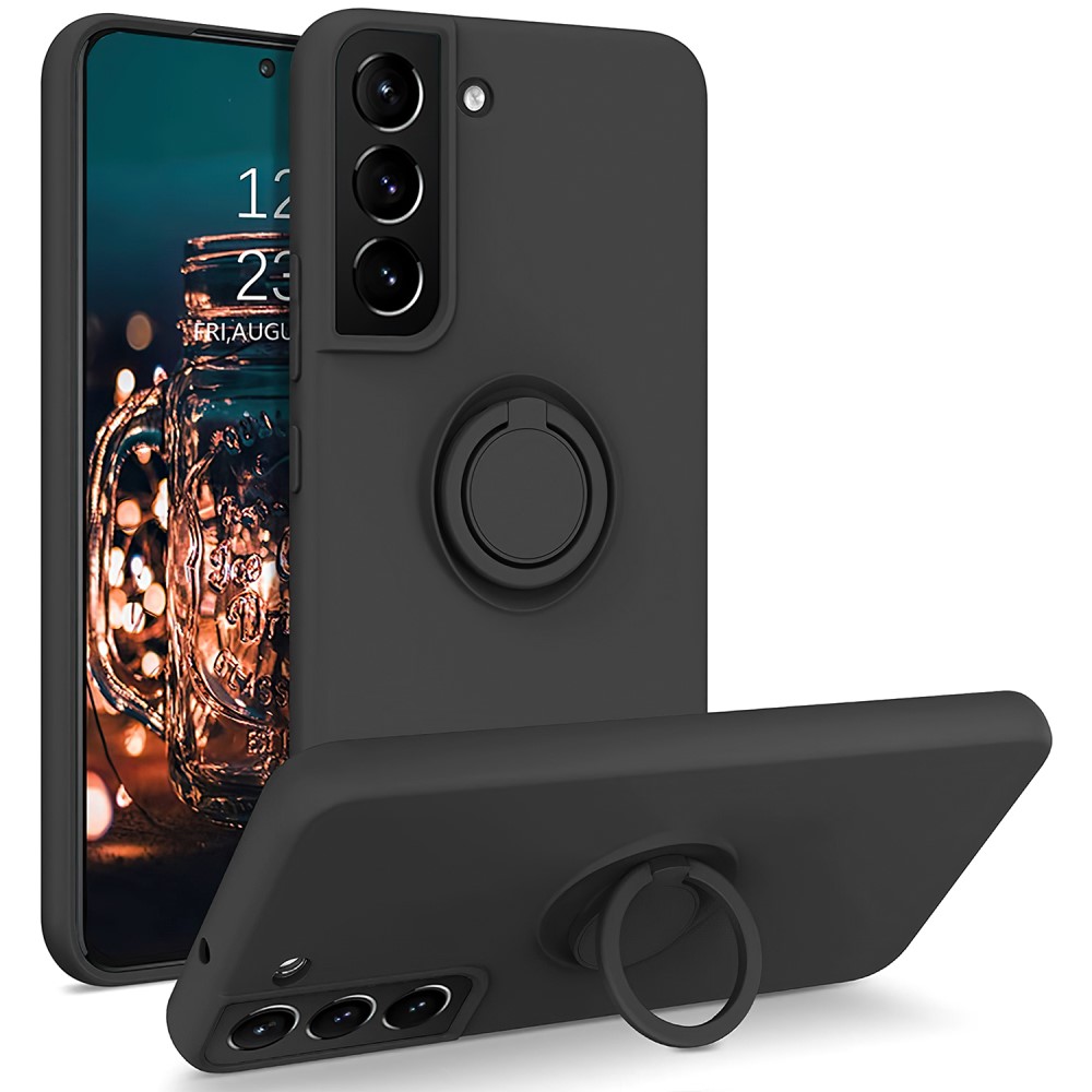 Θήκη Samsung Galaxy S22 Plus 5G OEM Ultra Thin Matte Premium Πλάτη με ημίσκληρο TPU και δαχτυλίδι στήριξης μαύρο Θήκη Samsung Galaxy S22 Plus 5G OEM Ultra Thin Matte Premium Πλάτη με ημίσκληρο TPU και δαχτυλίδι στήριξης μαύρο