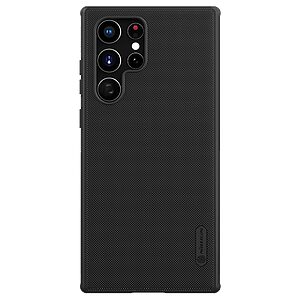 Θήκη Samsung Galaxy S22 Ultra 5G NiLLkin Super Frosted Shield Pro Series Πλάτη από Premium σκληρό TPU μαύρο
