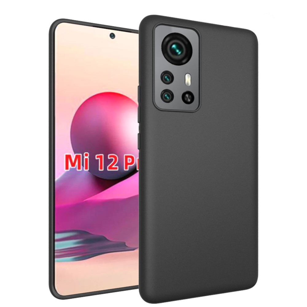 Θήκη Xiaomi 12 Pro 5G OEM Matte Premium v2 Πλάτη με ημίσκληρο TPU μαύρο