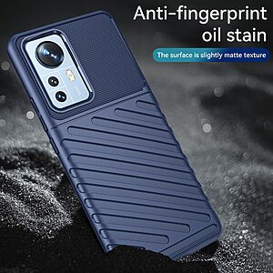Θήκη Xiaomi 12 Pro 5G OEM Thunder Series Πλάτη από ενισχυμένο TPU μπλε - Image 5