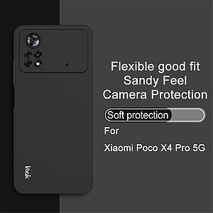 Θήκη Xiaomi Poco X4 Pro 5G IMAK UC-3 Series Soft Ultra Slim TPU πλάτη μαύρο - Image 2