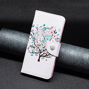 Θήκη Xiaomi Redmi 10C OEM Flowered Tree με βάση στήριξης, υποδοχές καρτών και μαγνητικό κούμπωμα Flip Wallet από συνθετικό δέρμα και TPU - Image 5