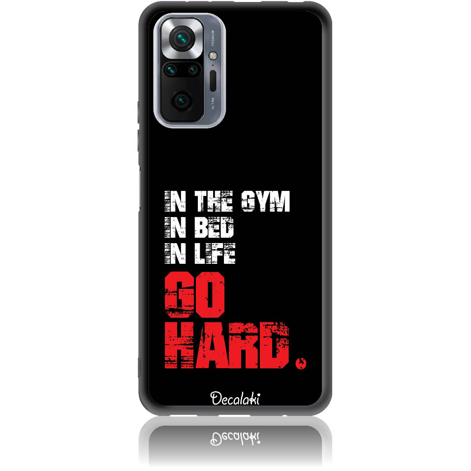 Θήκη για Xiaomi Redmi Note 10 Pro Go Hard Gym Addicted