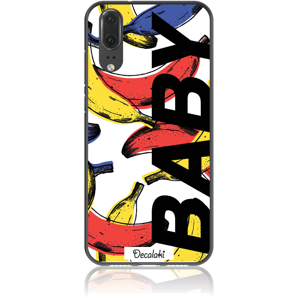 Θήκη για Huawei P20 90s Banana Baby