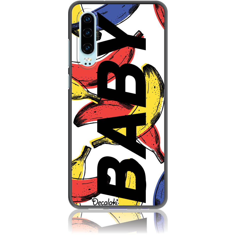 Θήκη για Huawei P30 90s Banana Baby