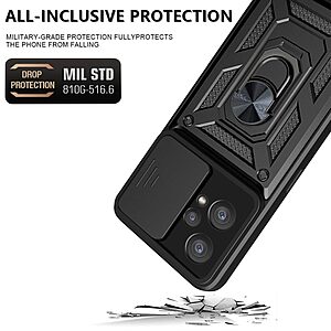 Kickstand και Βάση στήριξης από σκλήρό Premium TPU μαύρο