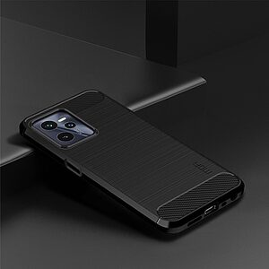 Θήκη Realme C35 MOFI Brushed TPU Carbon Πλάτη μαύρο - Image 3