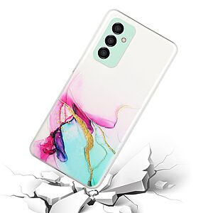 Θήκη Samsung Galaxy M23 5G OEM σχέδιο Green Cloud Marble Πλάτη TPU πράσινο - Image 3