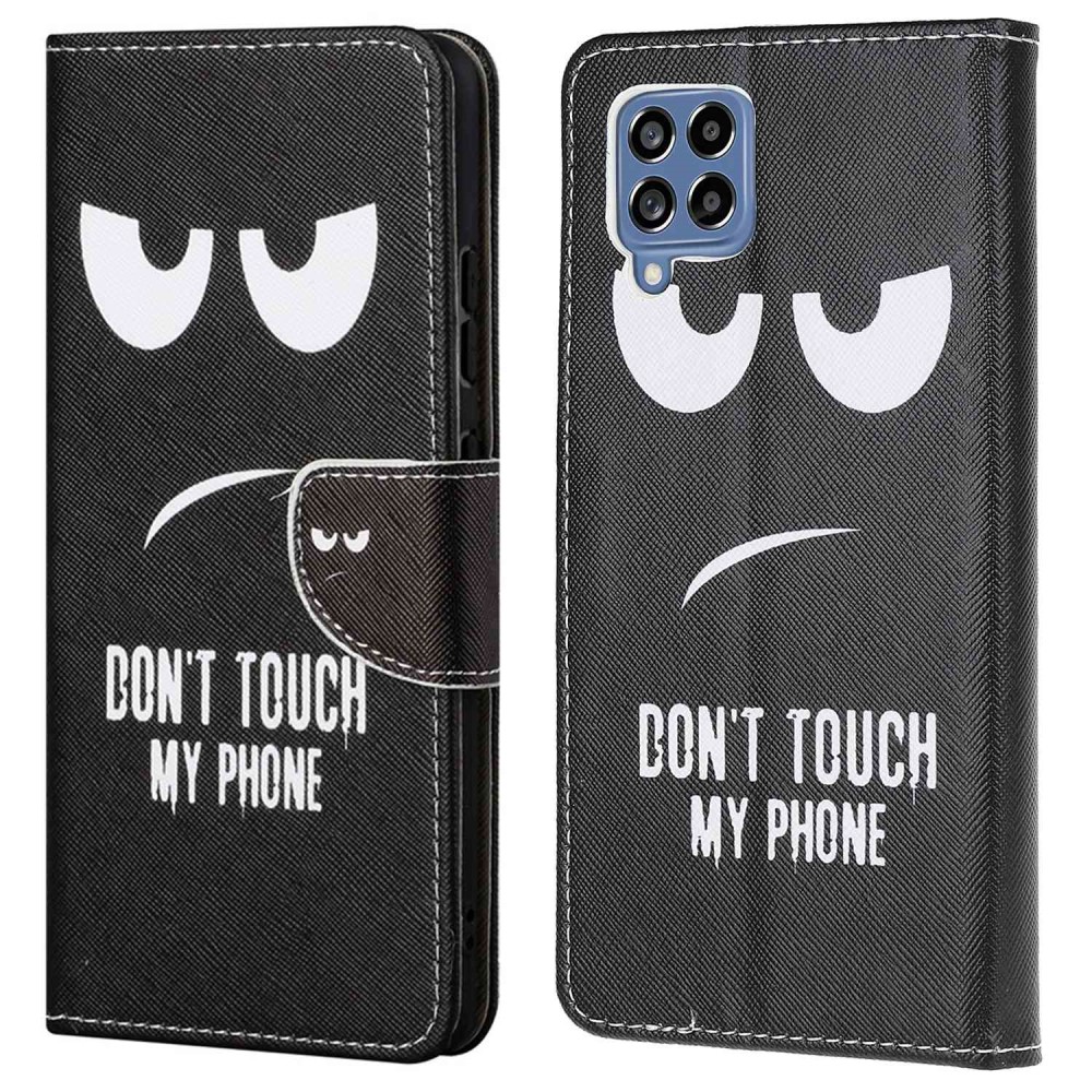 Θήκη Samsung Galaxy M53 5G OEM Σχέδιο Don’t Touch My Phone με βάση στήριξης Θήκη Samsung Galaxy M53 5G OEM Σχέδιο Don’t Touch My Phone με βάση στήριξης
