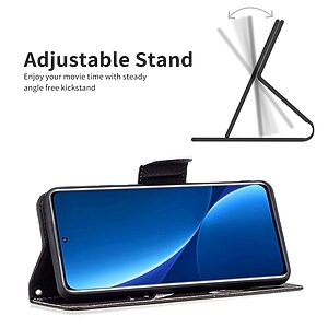 υποδοχές καρτών και μαγνητικό κούμπωμα Flip Wallet από συνθετικό δέρμα και TPU