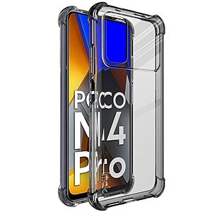 Θήκη Xiaomi Poco M4 Pro 4G IMAK Airbag Series με ενισχυμένες γωνίες από Premium ανθεκτικό TPU μαύρο