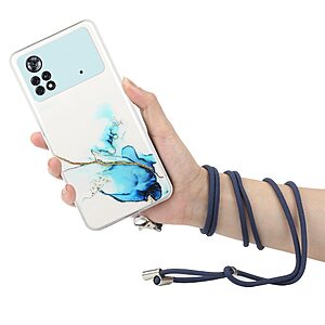 Θήκη Xiaomi Poco M4 Pro 4G OEM πλάτη κορδόνι με σχέδιο Blue Sky από αντικραδασμικό TPU μπλε - Image 4