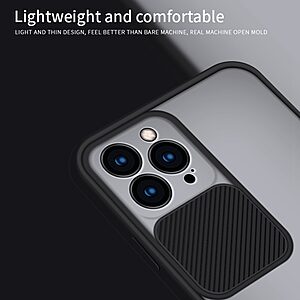 Θήκη iPhone 13 Pro MOFI Camshield Series πλάτη με προστασία για την κάμερα από σκλήρό Premium TPU πράσινο - Image 4