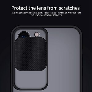 Θήκη iPhone 13 Pro MOFI Camshield Series πλάτη με προστασία για την κάμερα από σκλήρό Premium TPU πράσινο - Image 5